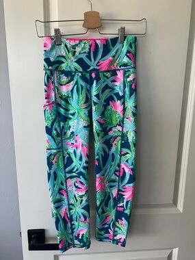 Lilly Pulitzer Luxletic Weekender High-Rise Legging, S
